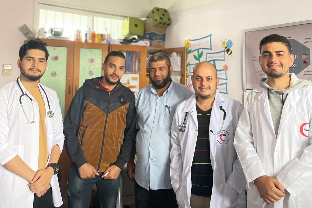 Musallam M. Abukhalil doctors Gaza clinic