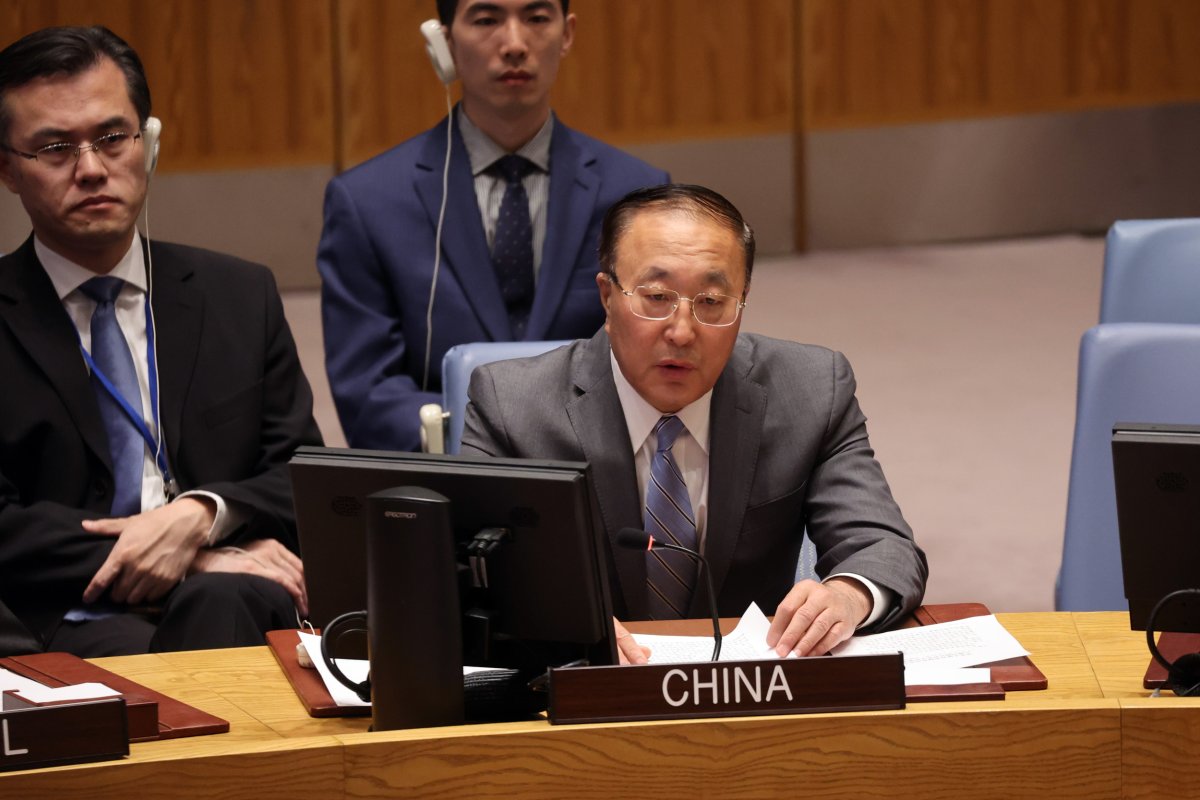 Zhang Jun In New York During UNSC