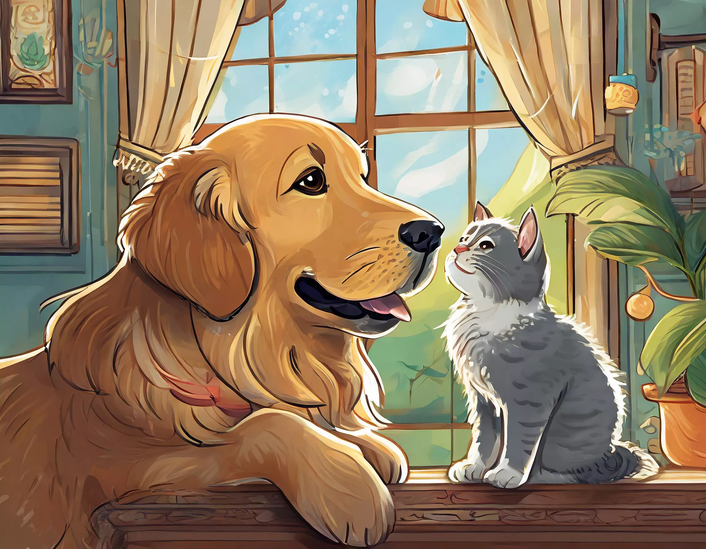 Cat and Dog's Reaction to Meeting for First Time Couldn't Be More Different - Vimarsana News