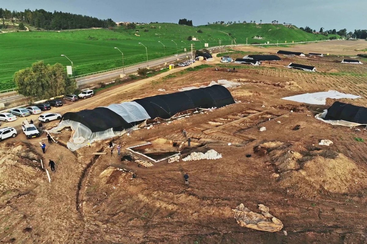Excavations of a Roman military base
