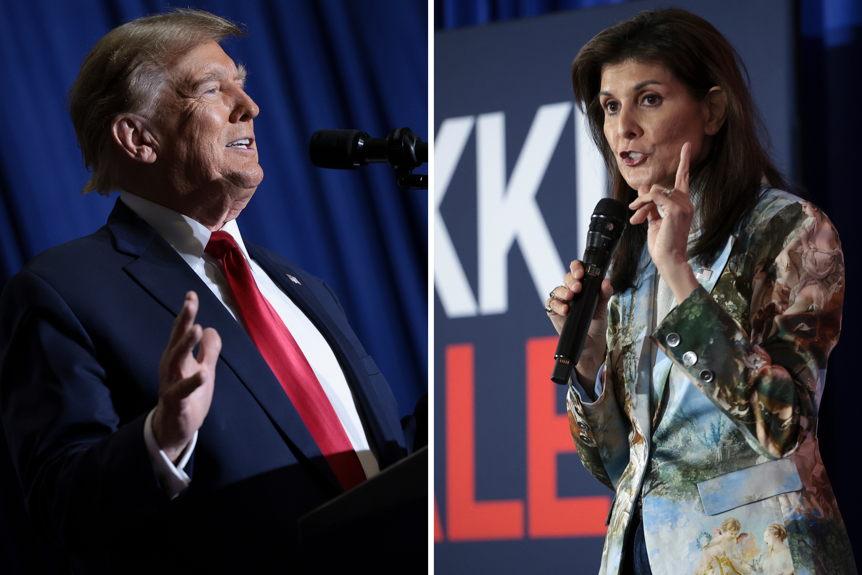 Donald Trump Claims 'Liberals And Marxists' Are Voting For Nikki Haley ...