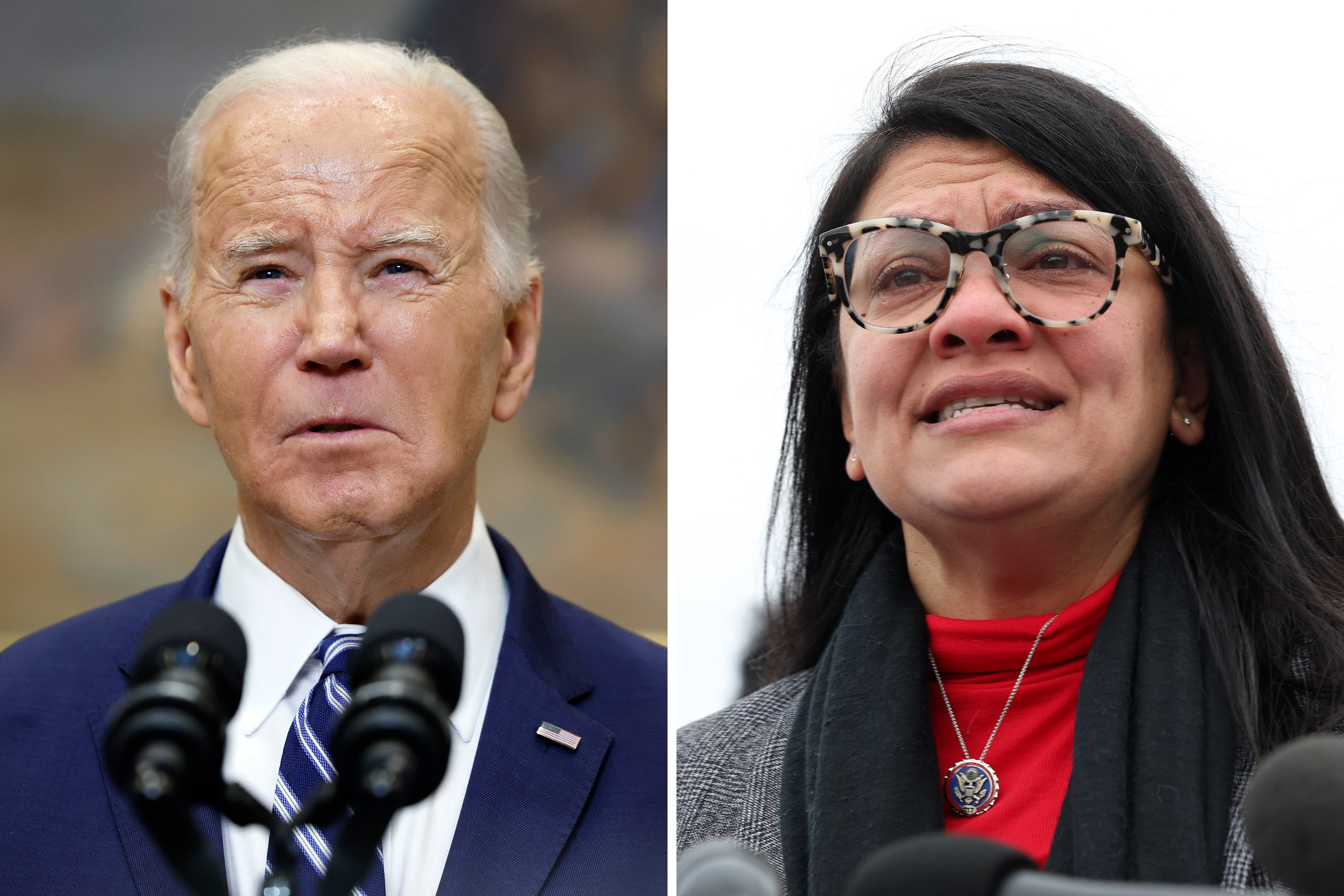 Rashida Tlaib Slammed for Urging Voters to Withhold Support for Joe Biden