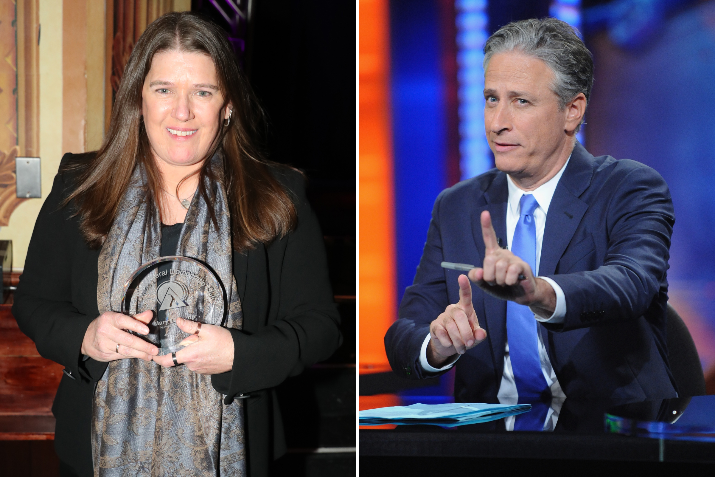 Jon Stewart Hits Back at Mary Trump