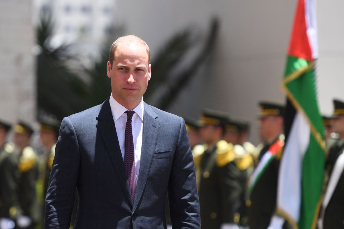 Prince William Meeting Palestinian President