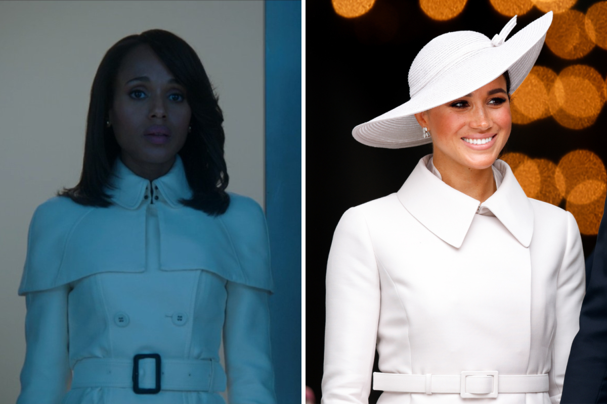 Kerry Washington and Meghan Markle "Scandal" Style