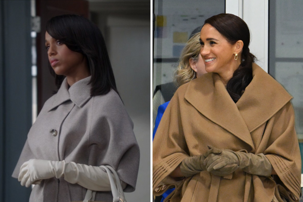 Kerry Washington and Meghan Markle "Scandal" Style