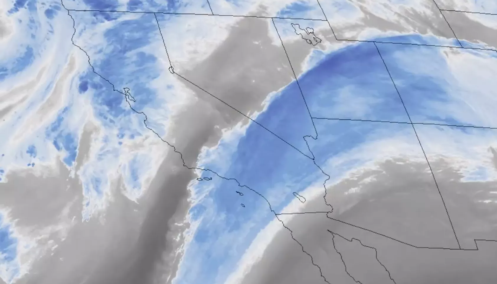 Satellite Images Shows 'Firehose' Atmospheric River Aimed at California - Vimarsana News