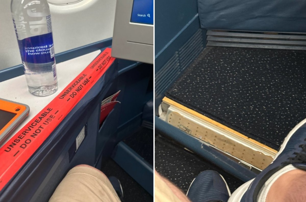 Images of first class seat on Delta.