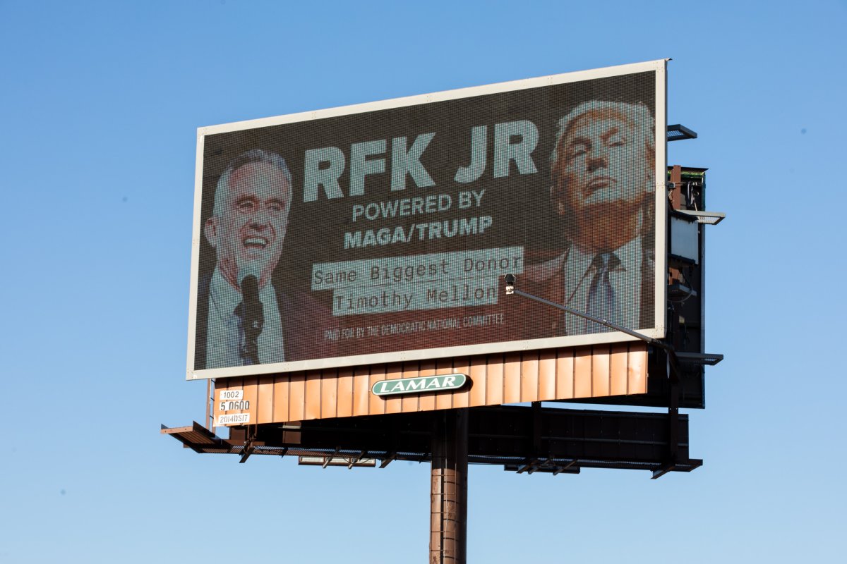 RFK Jr and Trump billboard 