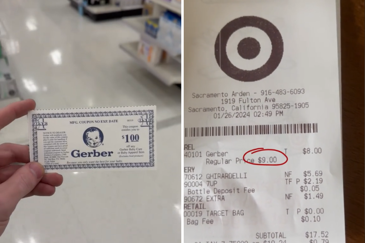 man spends 30 year old coupon