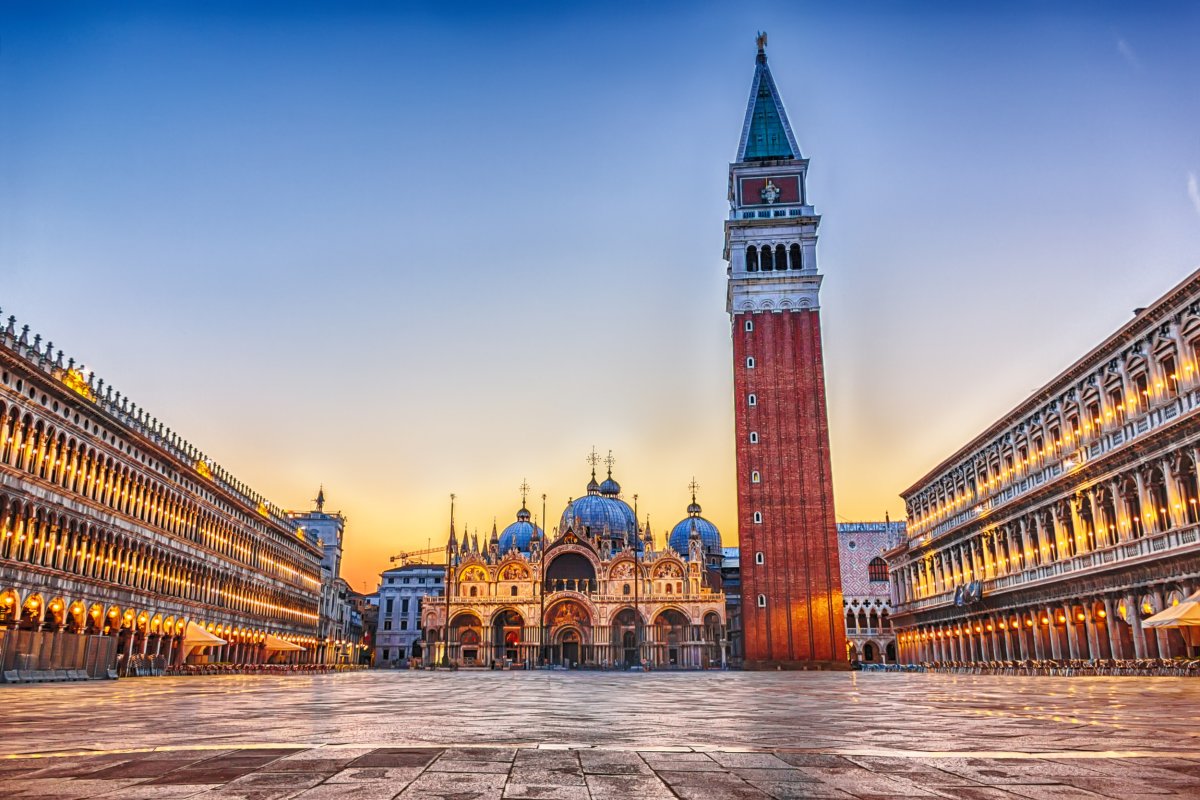 The Piazza San Marco in Venice, Italy