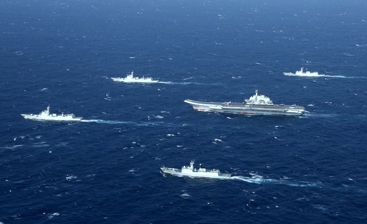Chinese Carrier Group Sails South China Sea