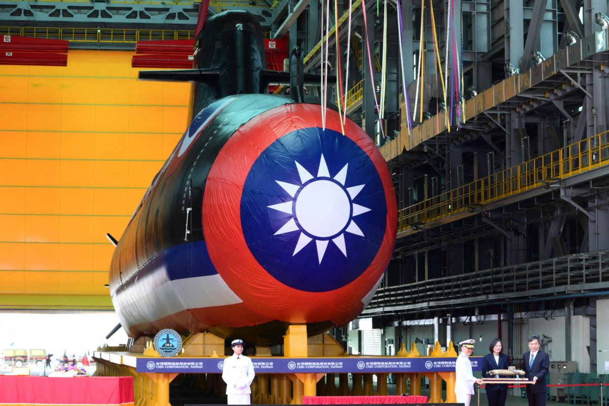 Taiwan Unveils Its First Domestic Submarine