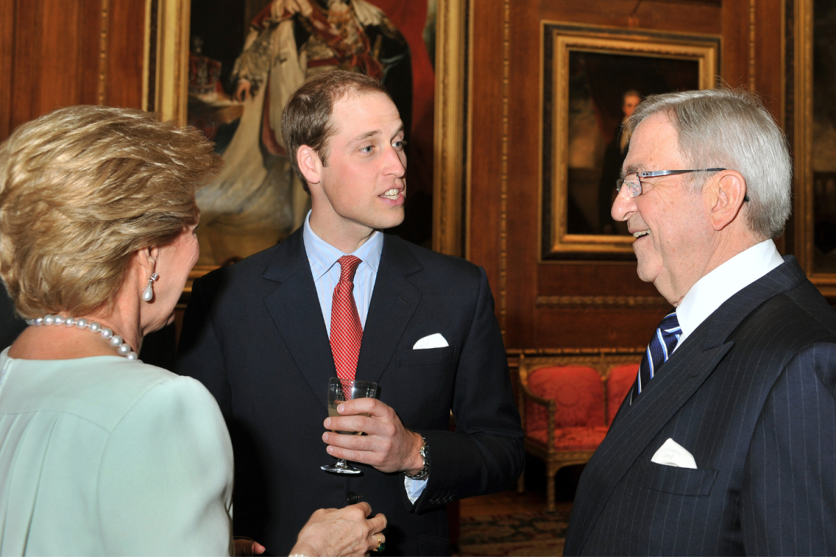 Prince William and King Constantine II 