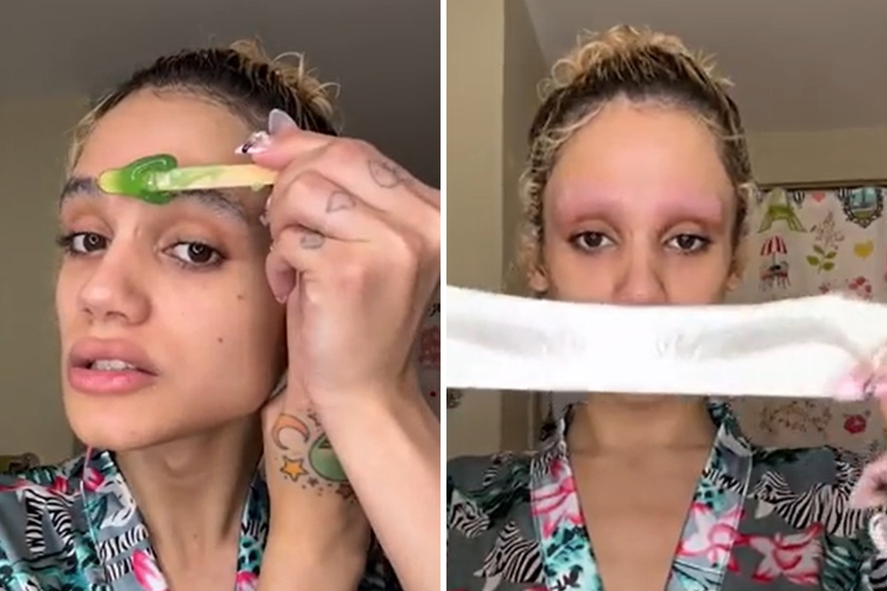 Woman Stuns Internet by Waxing Brows Off Entirely as Part of Beauty Routine