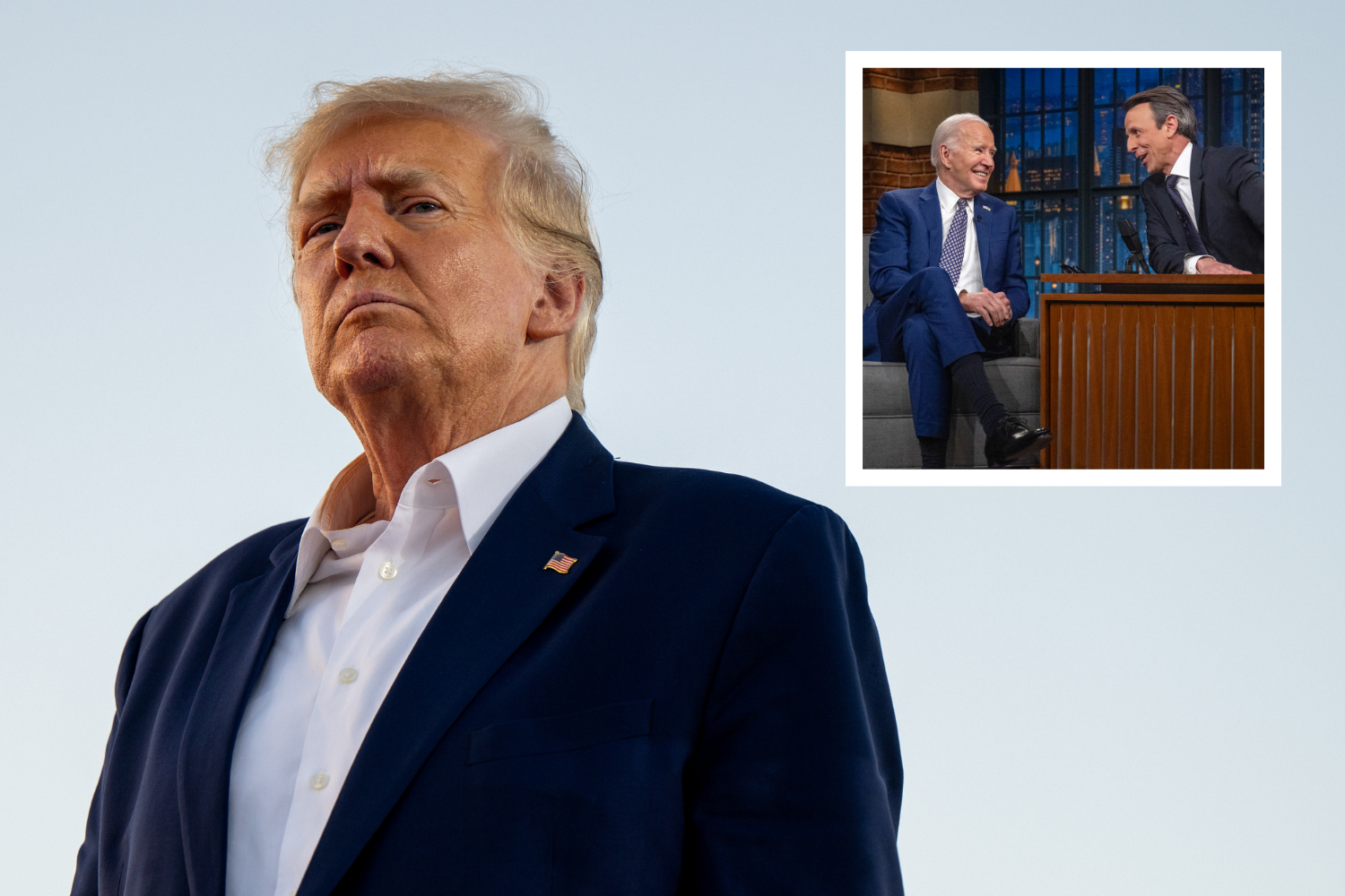 Donald Trump Corrected Over Seth Meyers Statement