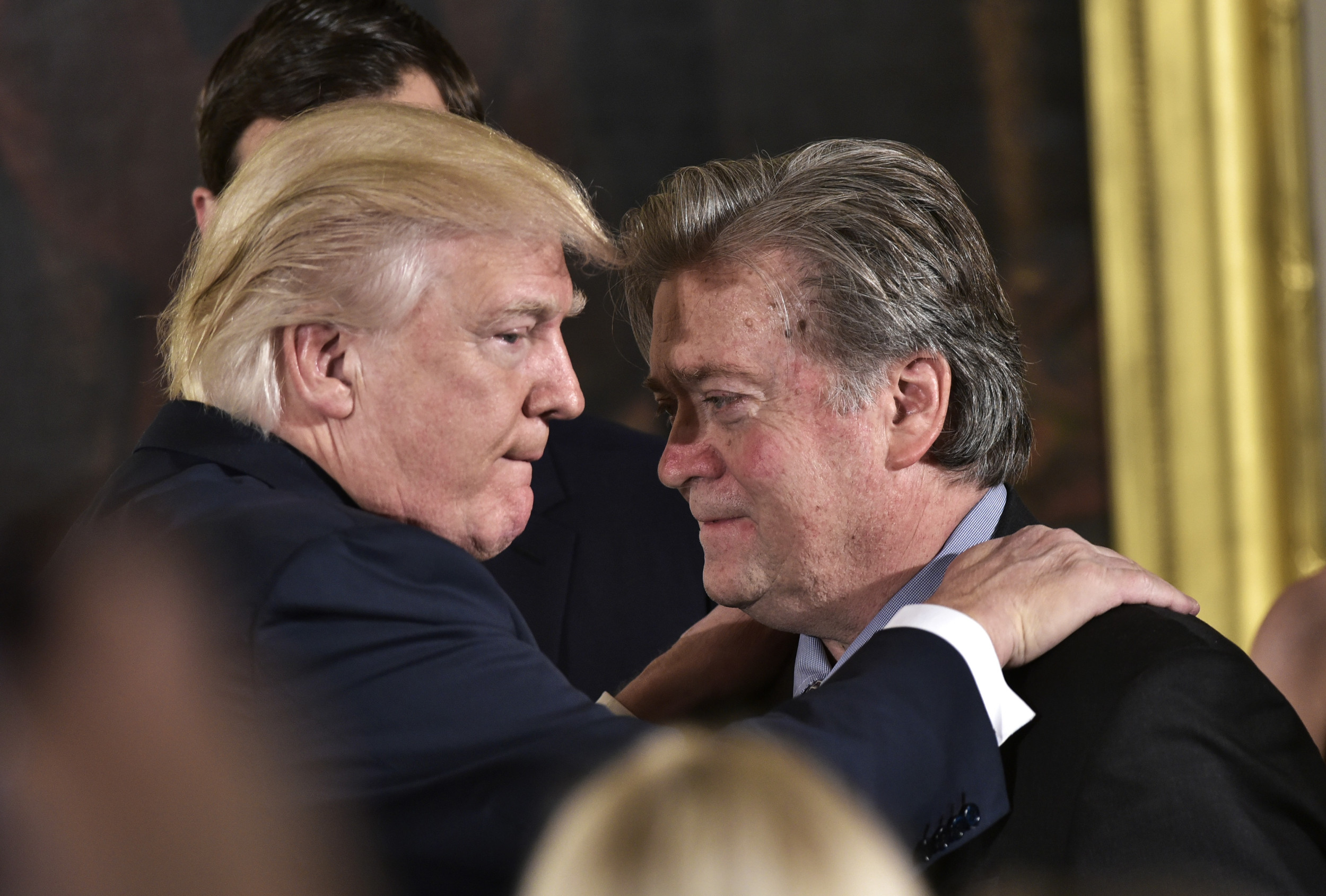 Donald Trump and Steve Bannon on Collision Course