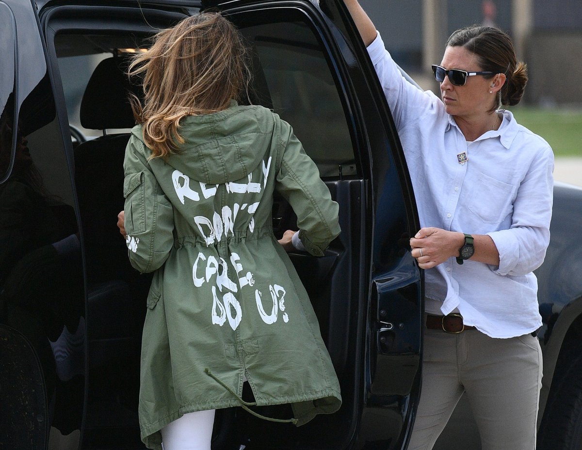 Melania Trump Iconic Outfit