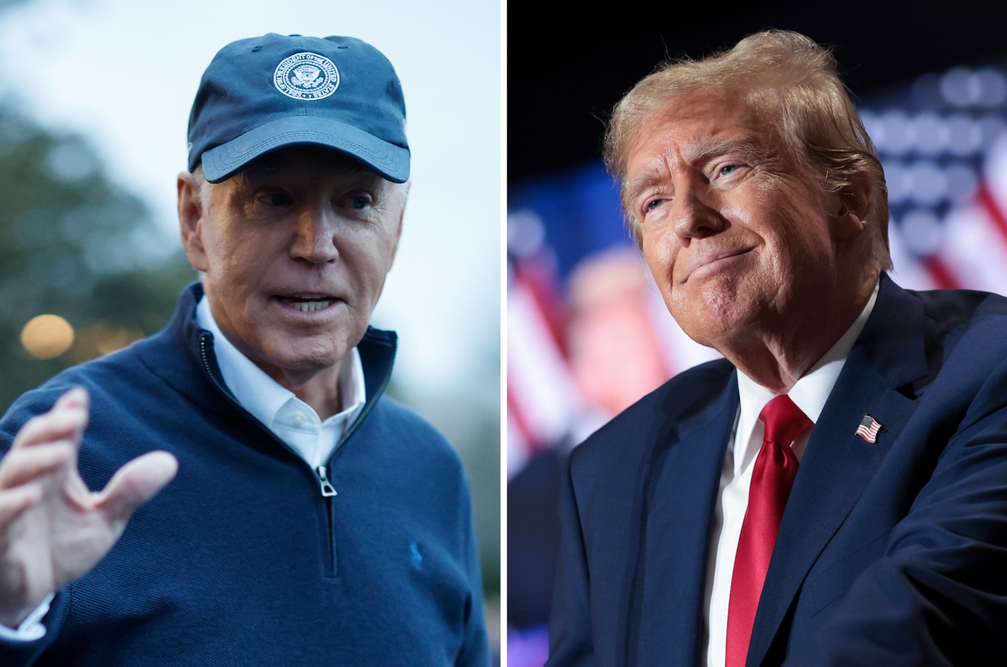 Joe Biden and Donald Trump age poll