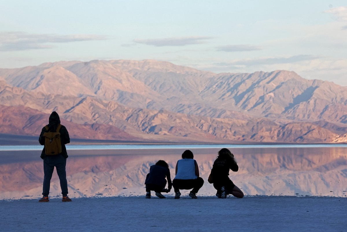 Death Valley temporary lake