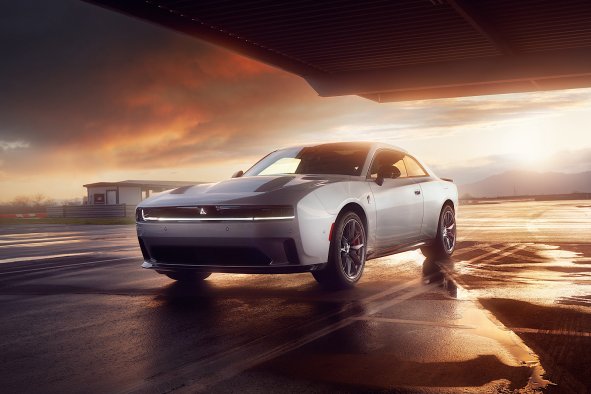 Dodge Charges Ahead with Electric Muscle Car, But Hedges with Hurricane
