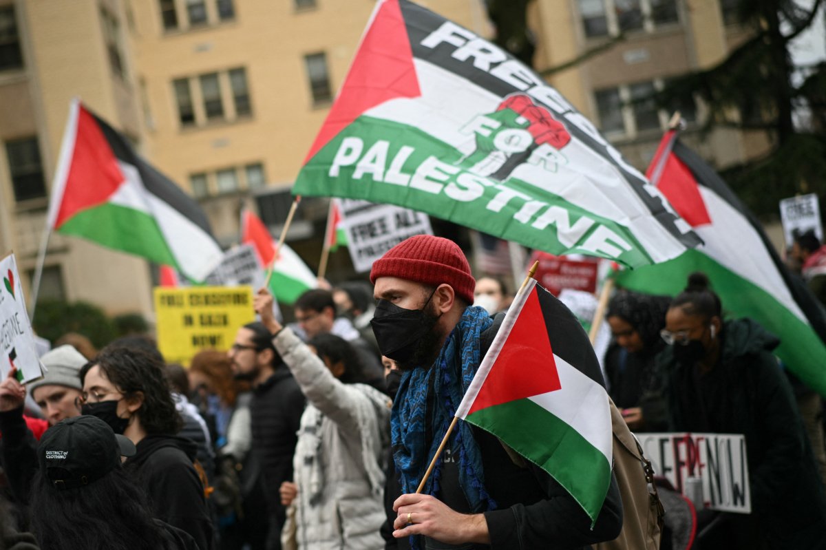Pro-Palestinian protest in Washington, D.C. March 2024