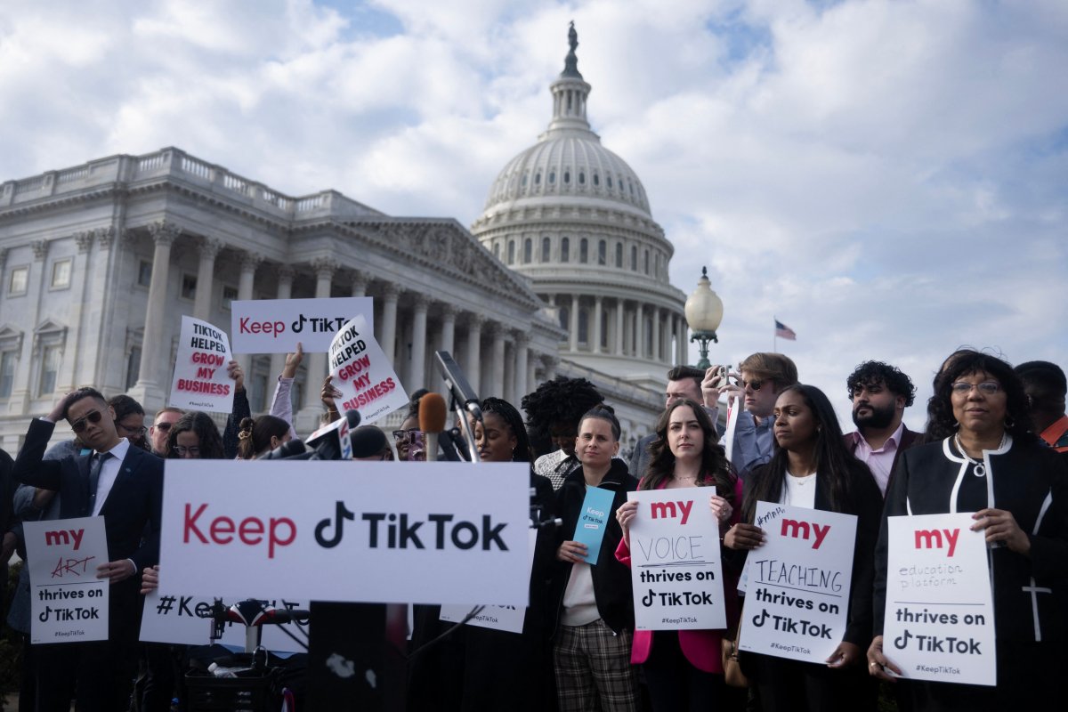 People protest TikTok ban at Capitol