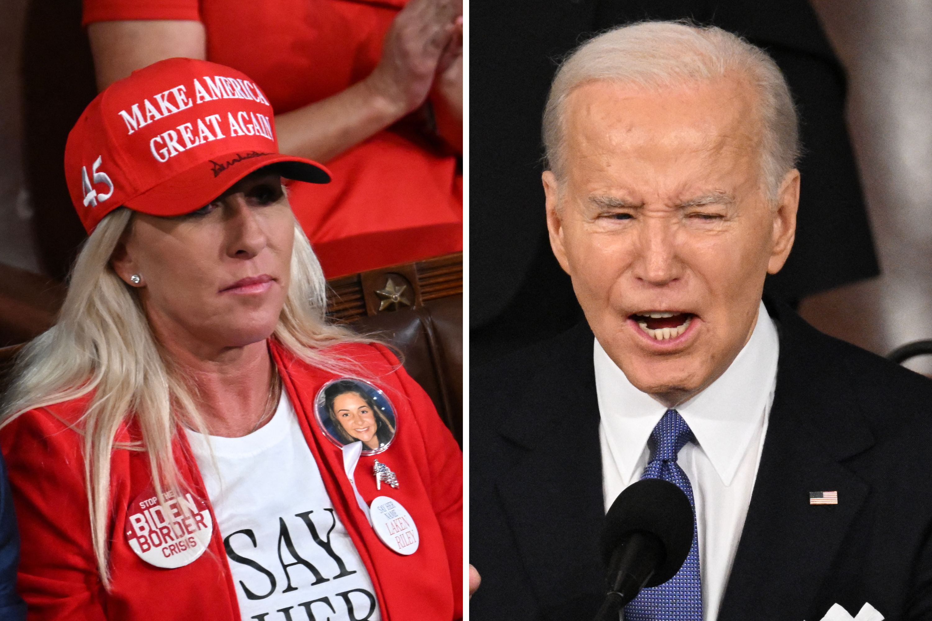 Joe Biden Has 7-Word Response to Marjorie Taylor Greene at SOTU Joe Biden Has 7-Word Response to Marjorie Taylor Greene at SOTU