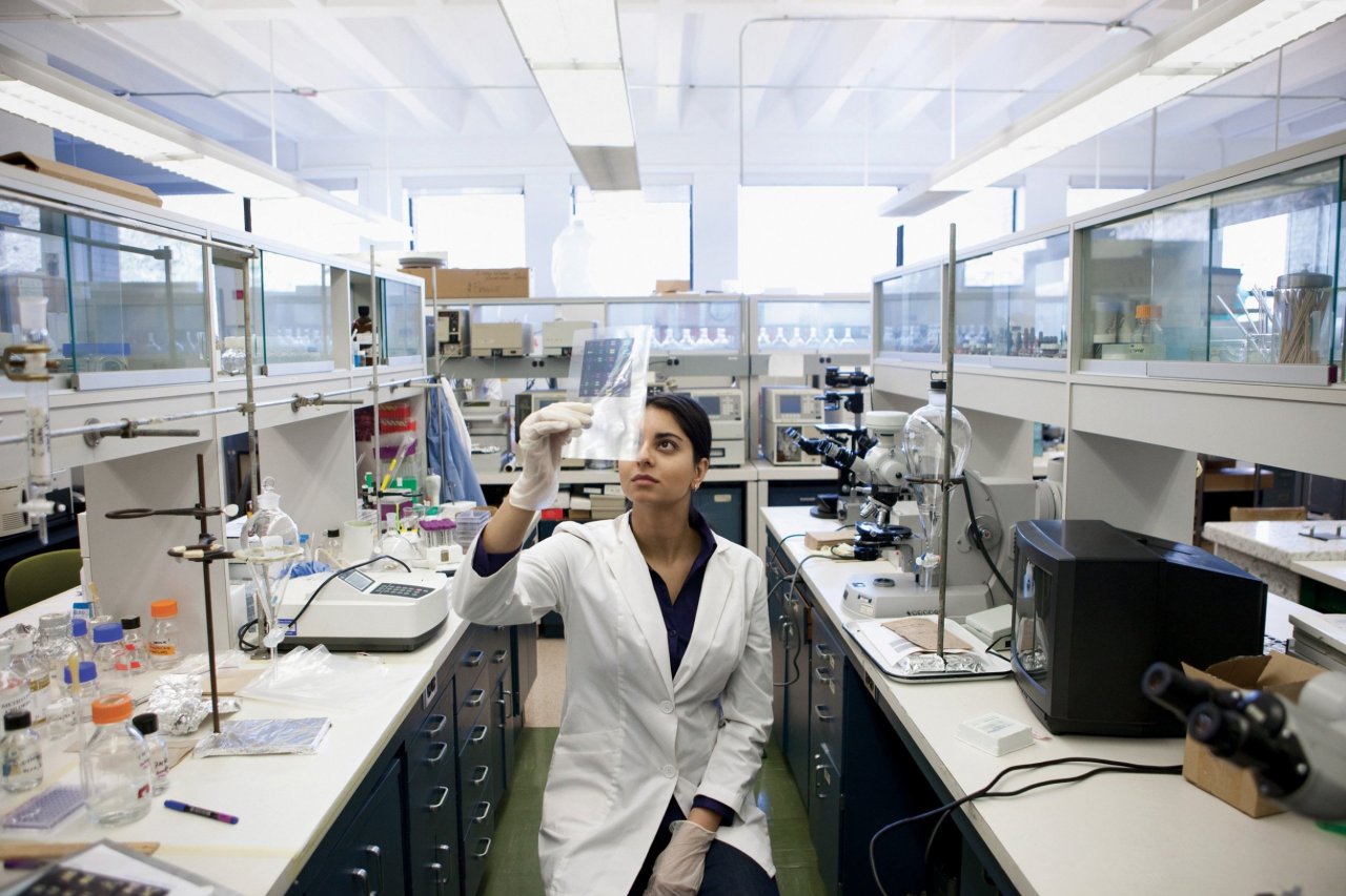 Stem Cell Researcher in Lab