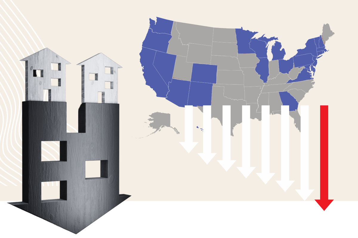 Blue States Creating Housing Market Crisis 