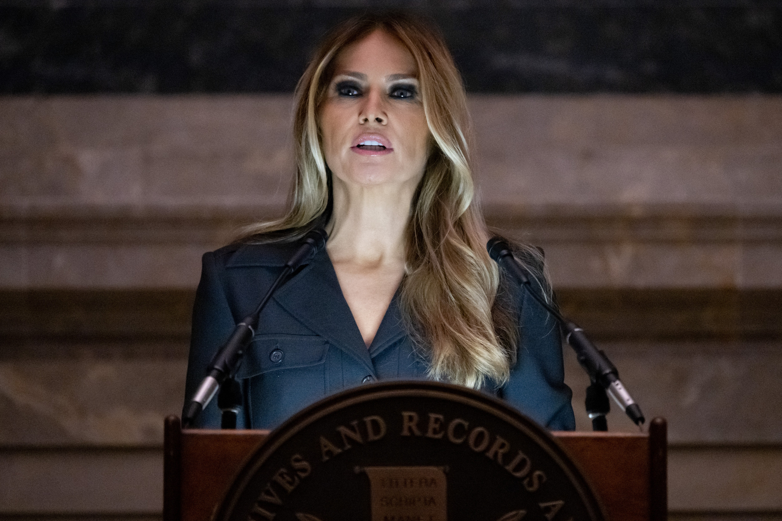 Melania Trump Reappears