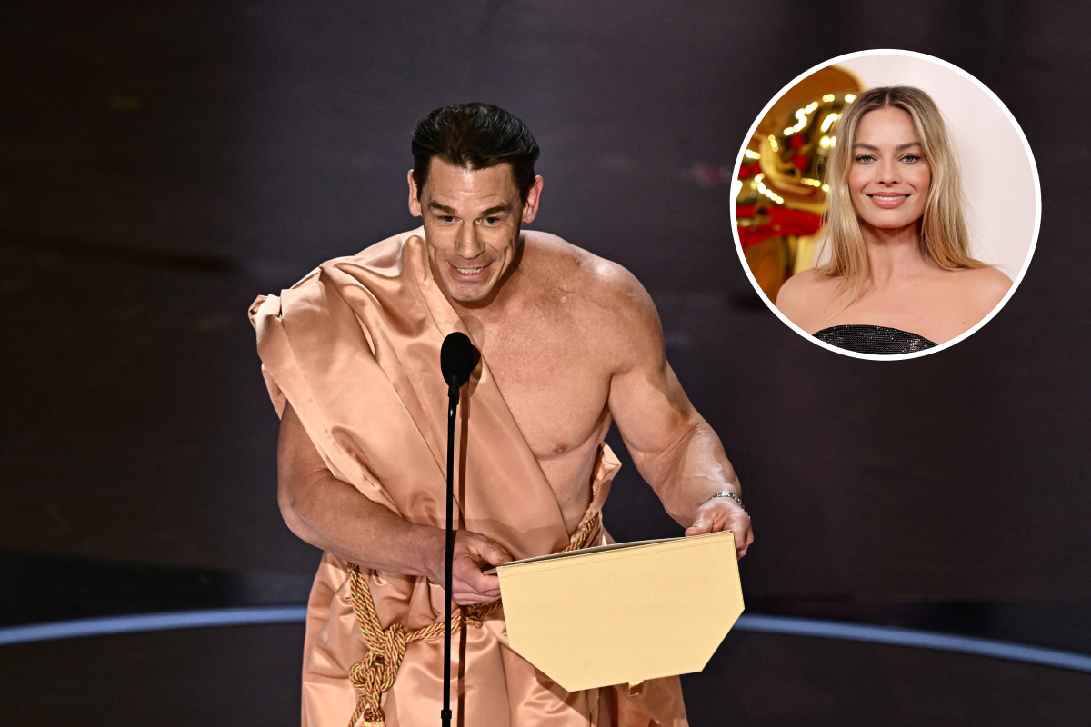 Margot Robbie's Reaction to Naked John Cena at Oscars Goes Viral