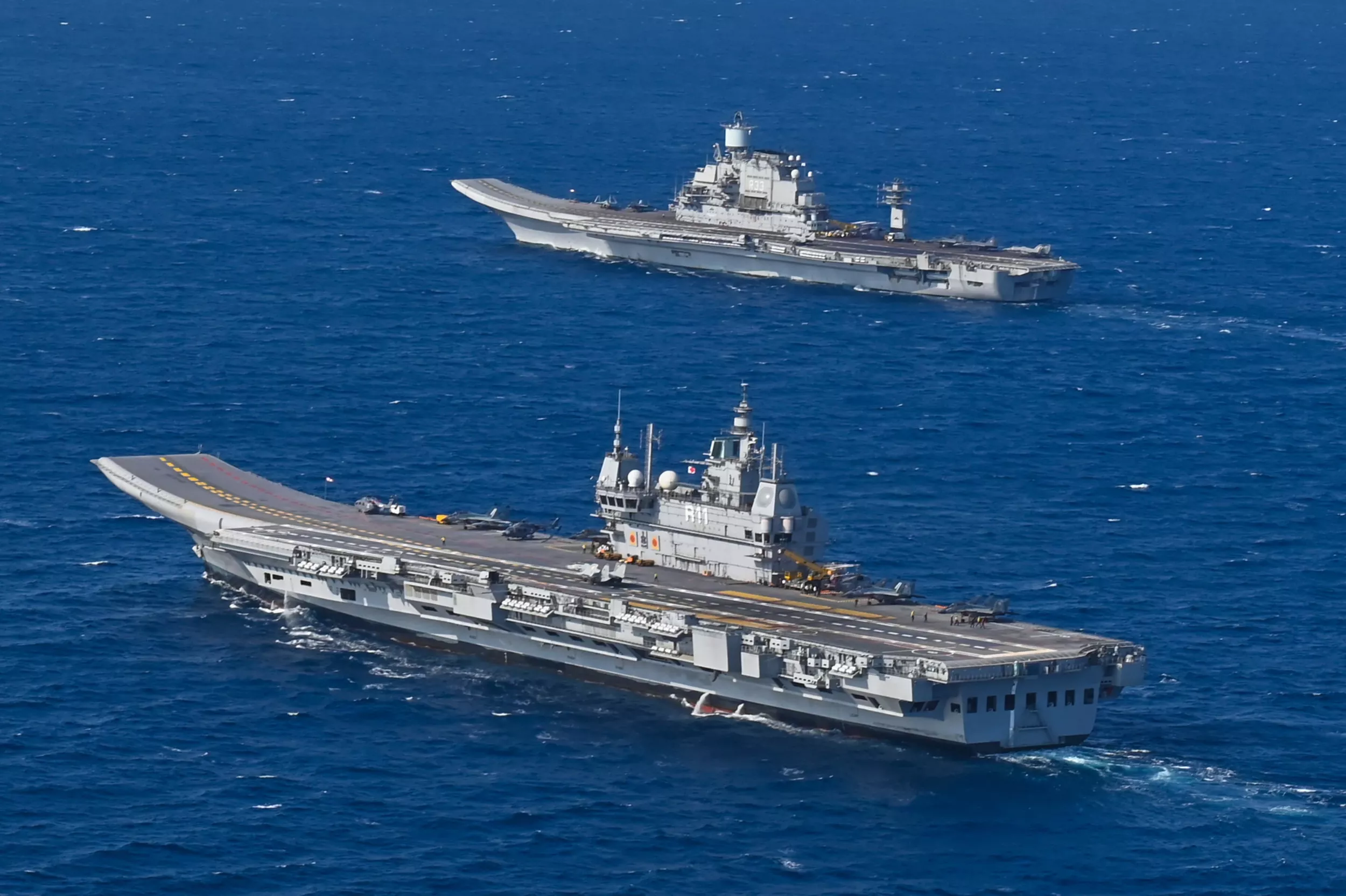 America's New Partner Against China Shows Off Aircraft Carriers - Vimarsana News