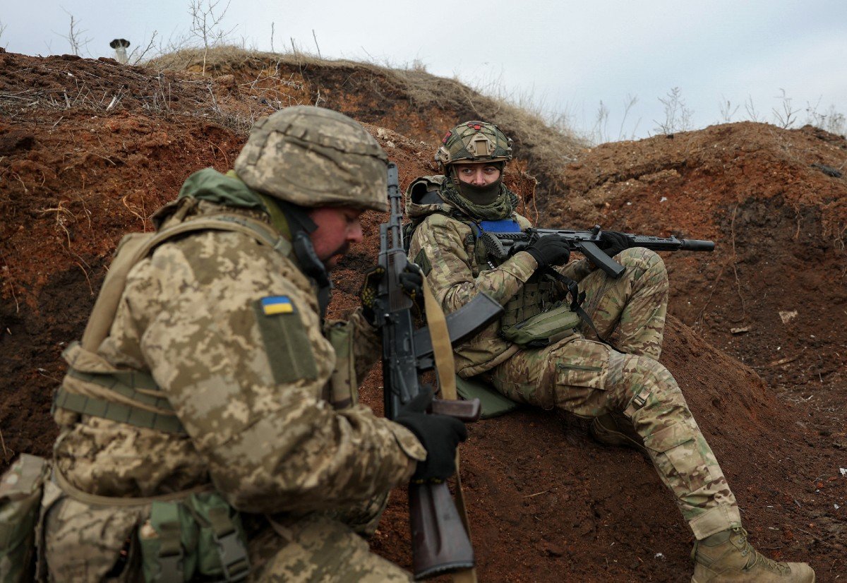 Ukrainian Fighters in Donetsk