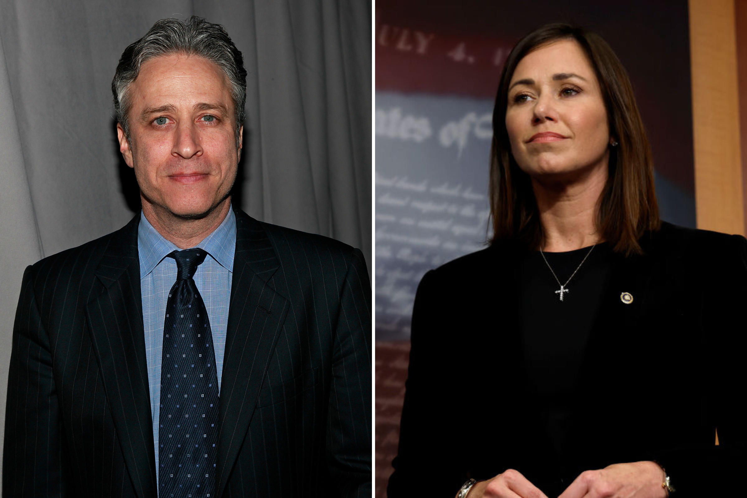 Jon Stewart Mocks Katie Britt