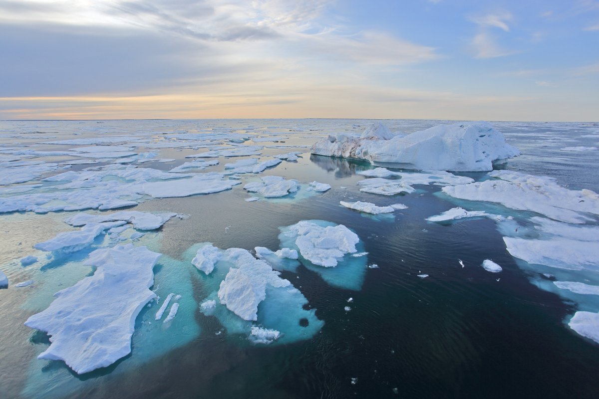 Arctic ice melting 