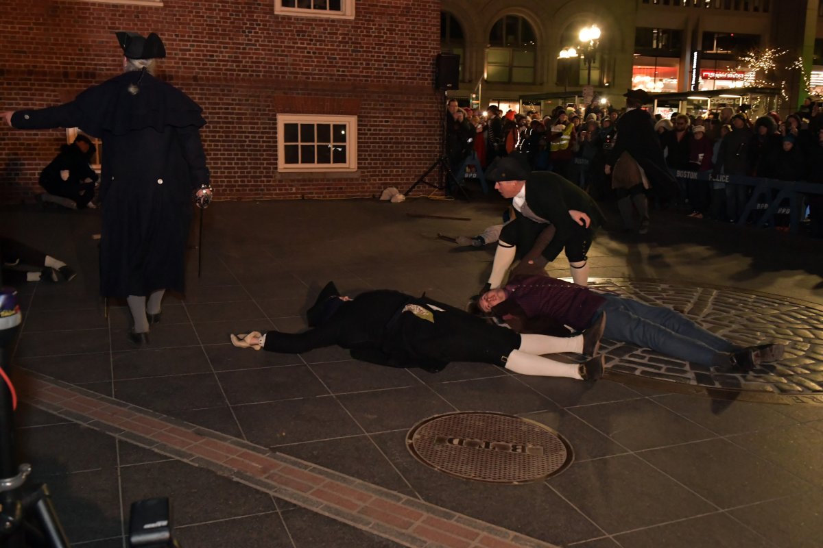 Boston Massacre in 1770