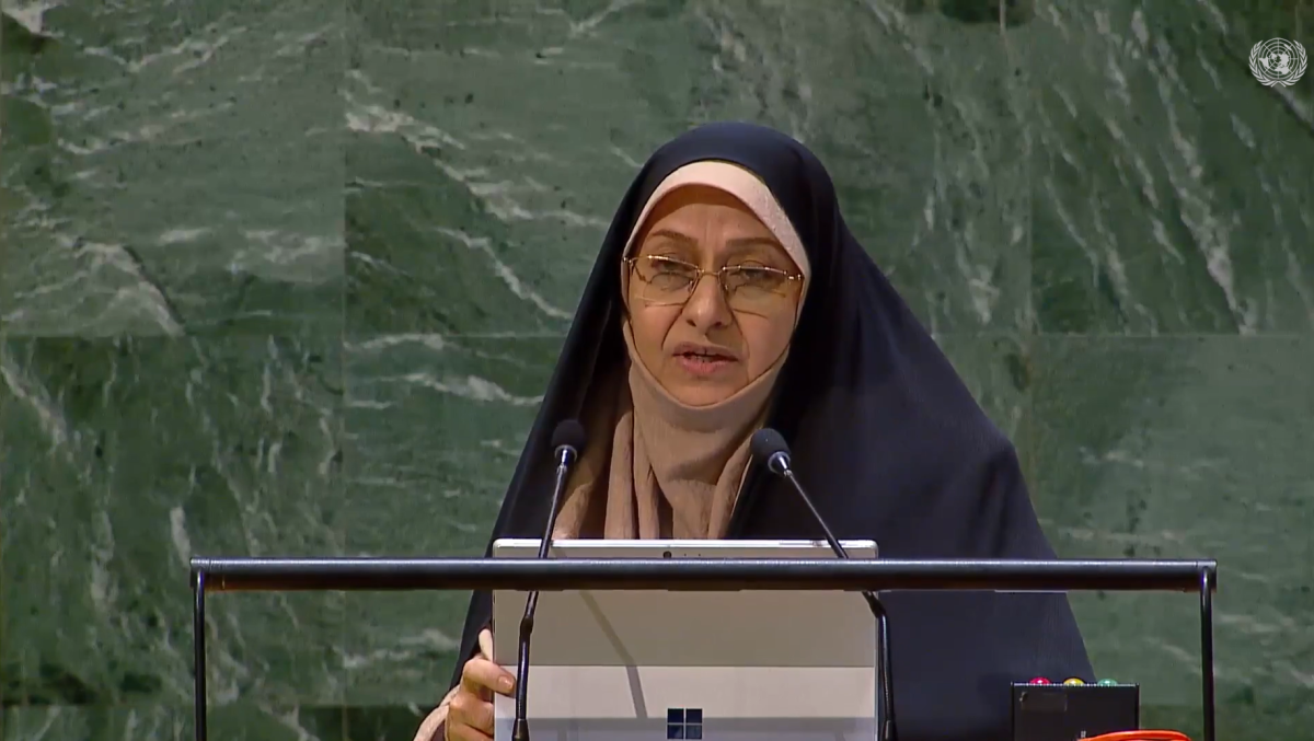 Iran, Vice, President, for, Women, at, UN