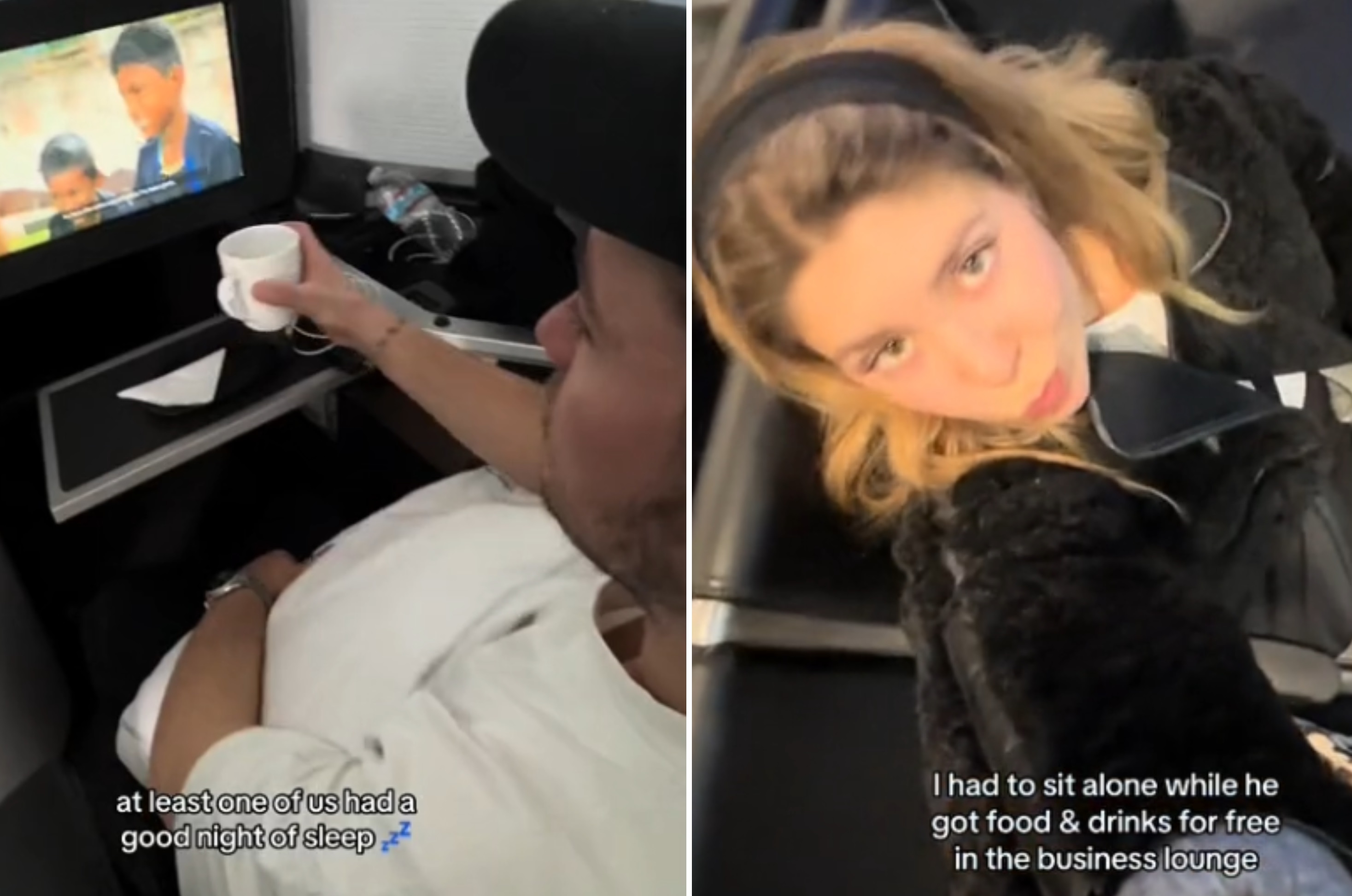 Uproar as Man Upgraded to Business Class, Leaves Girlfriend in Economy