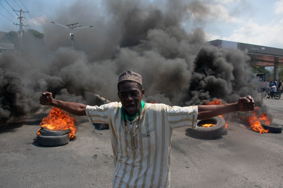 Haiti protest 