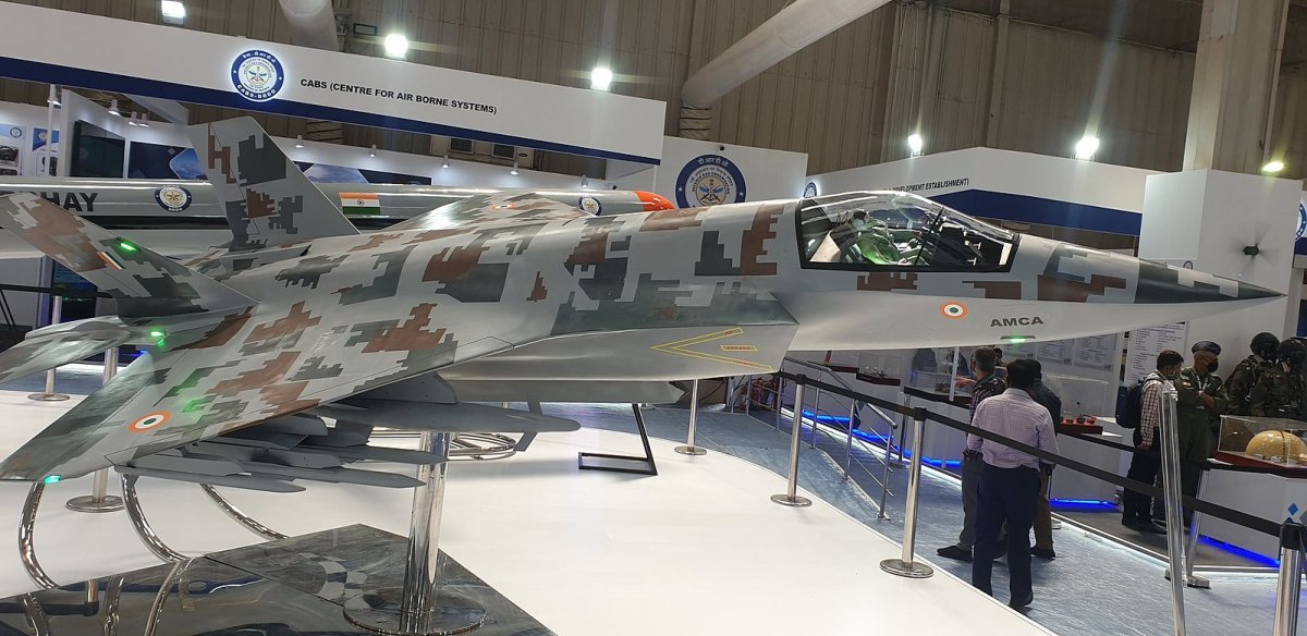 A Model of AMCA Fighter Jet
