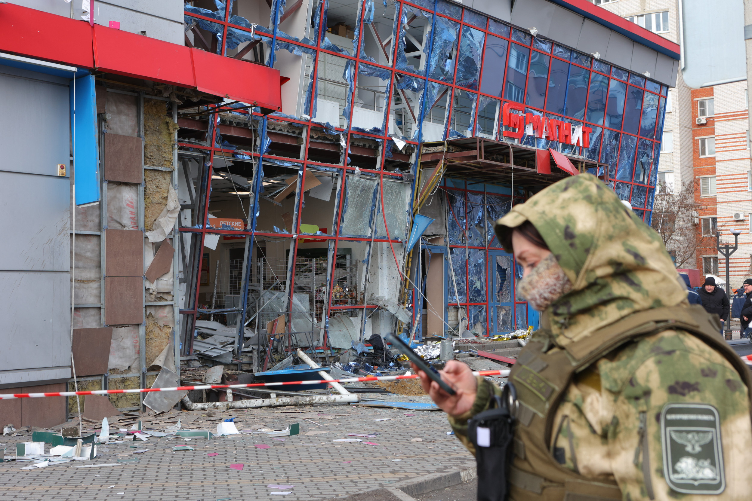 Kota Belgorod di Rusia telah menjadi zona perang