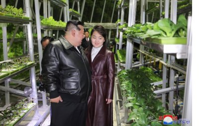 Kim Jong Un And Daughter Tour Greenhouse