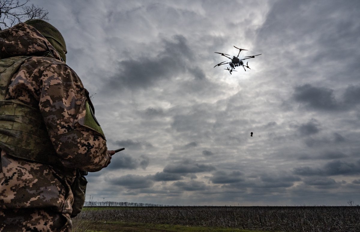 Ukrainian drone operator