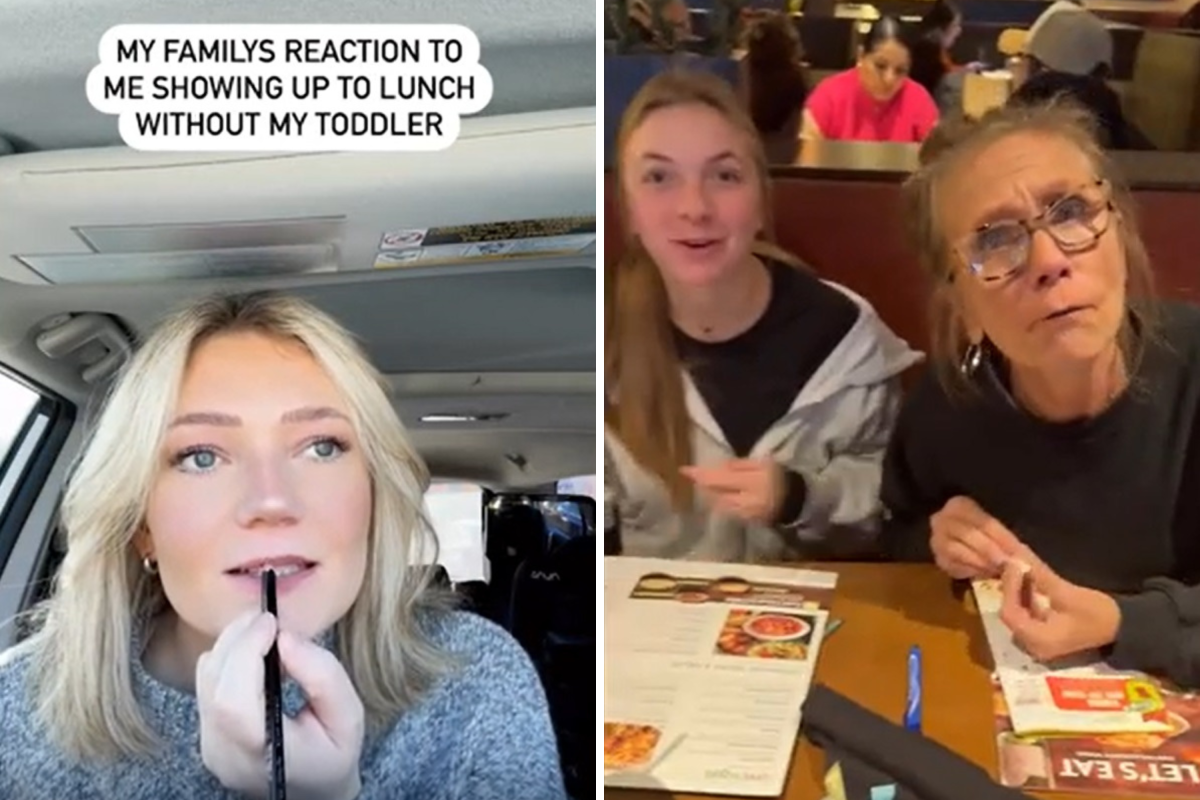 Mom Records How Family Act When She Turns Up for Lunch Without Toddler