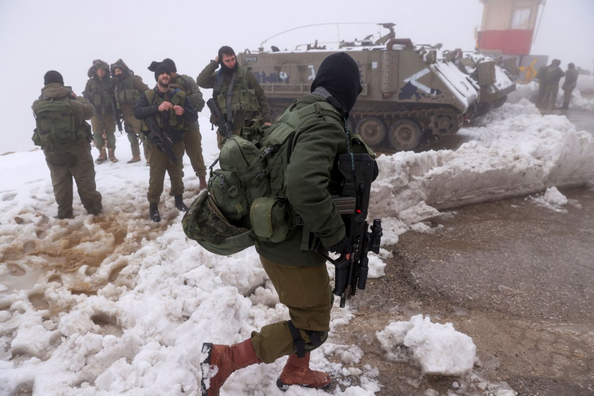 IDF, at, Mount, Hernon, Syria, Lebanon, border
