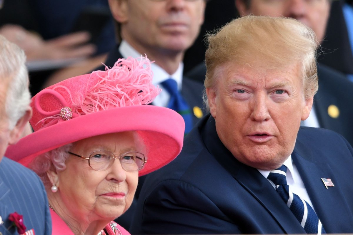 Queen Elizabeth II With Donald Trump