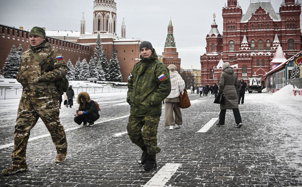 Russian soldiers Red Square