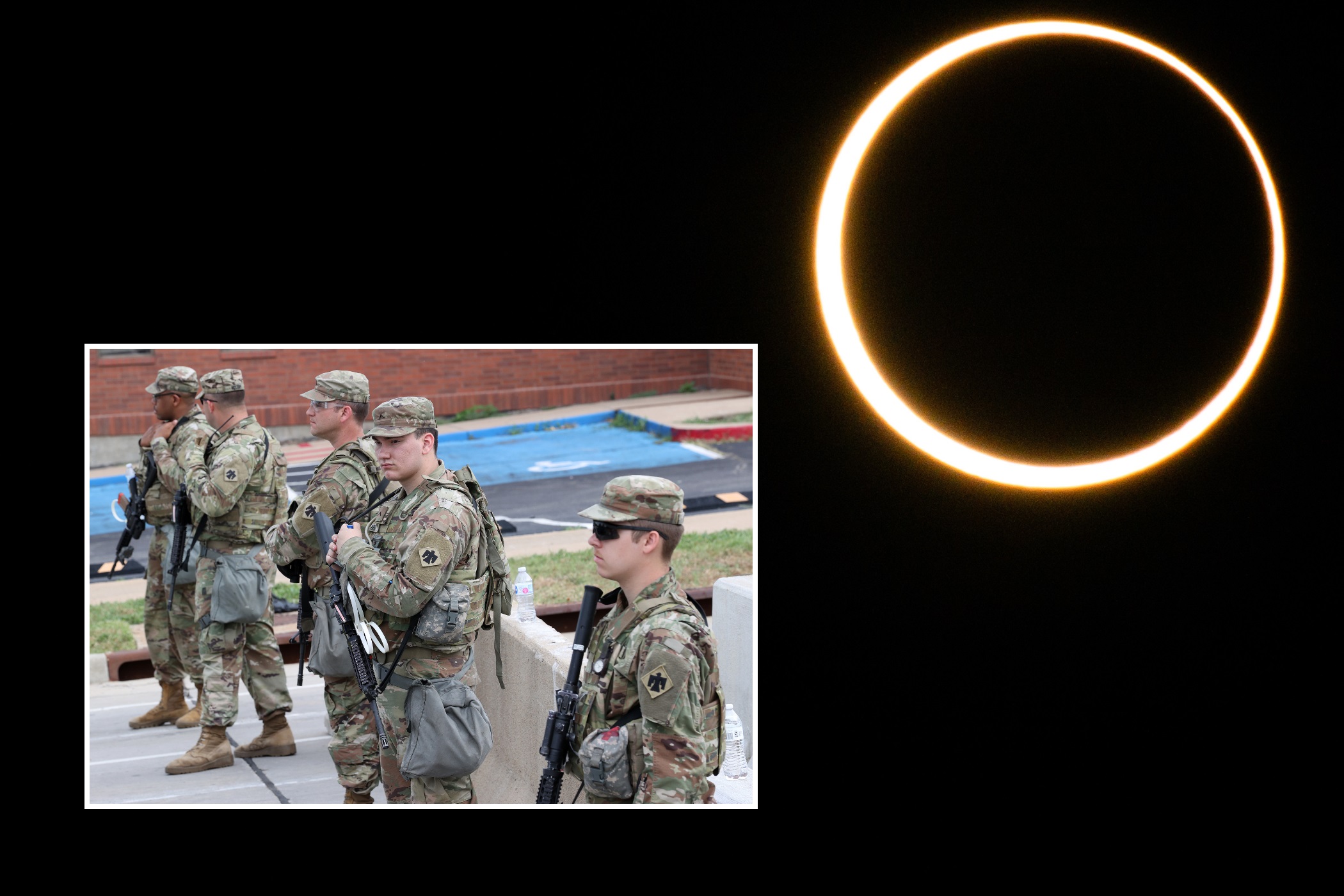 Eclipse 2024 Ohio National Guard Abbi Maisey