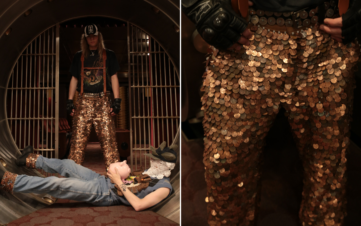Cory Infinite's dazzling new penny pants.